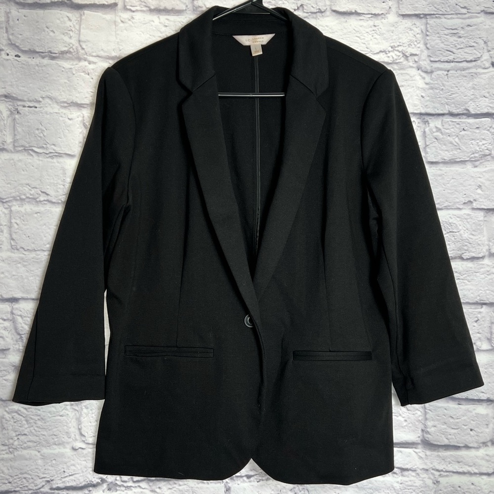 LC by Lauren Conrad Black Blazer Jacket